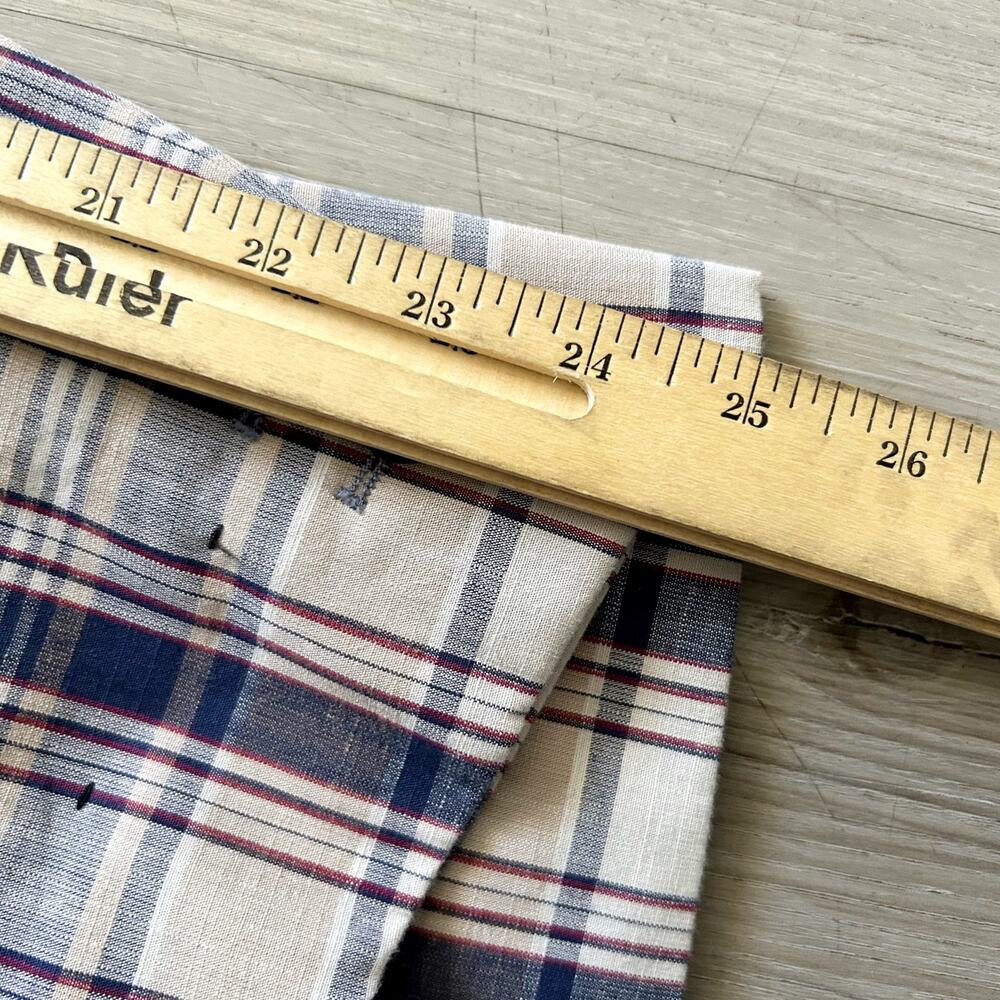 Banana Republic Mad Men Collection Suit Coat/Jacket Blues/Beige Multi Plaid 40S - Picture 9 of 9